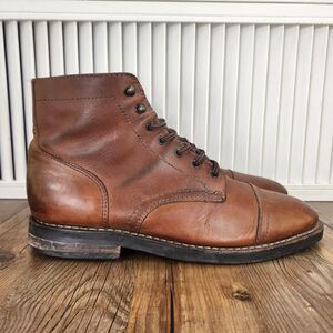 Thursday Boot Company Captain Cap Toe Mens Sz 10.5 Brown Leather Everyday Boots